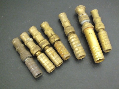 Vintage brass garden hose - garden,