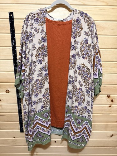 Boho open front floral - boho,