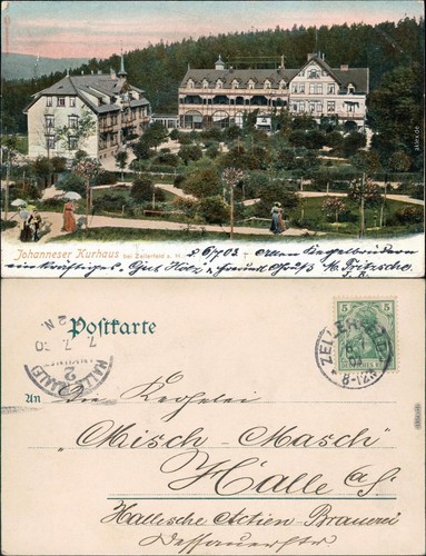 Postcard clausthal zellerfeld - postcard, clausthal-zellerfeld