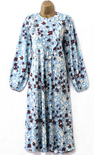 ZARA Blue Floral Frilled Bib