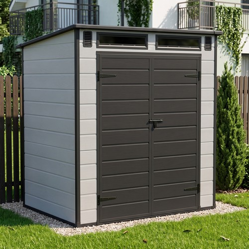 6x4ft garden shed - 6x4ft, pent