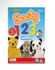 Sooty 123 Fun To Learn DVD New Sealed UK Region 2 Kids Educational Show