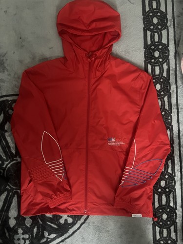 Adidas men red hooded - adidas,