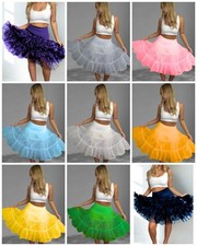 25" Underskirt Petticoat Retro 50s Rockabilly Tutu Fancy Dress Net Party Skirt