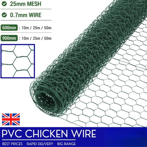 25m pvc coated galvanised - pvc,