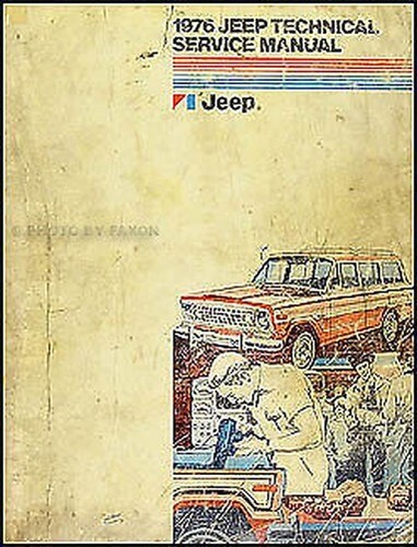 1976 jeep original service - 1976,