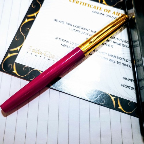 24k gold plated - gold, parker