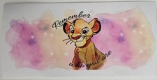 Simba Lion King  Uv dtf cup