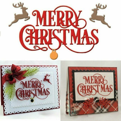 Cutting dies christmas merry - cutting,