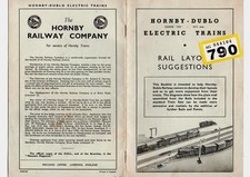 HORNBY DUBLO rail layout suggestions booklet 790