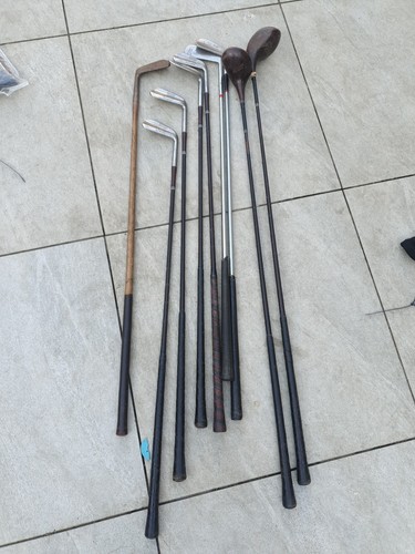 Vintage golf clubs - vintage, clubs,