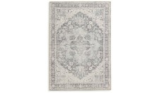 Vintage effect grey flatweave - grey,