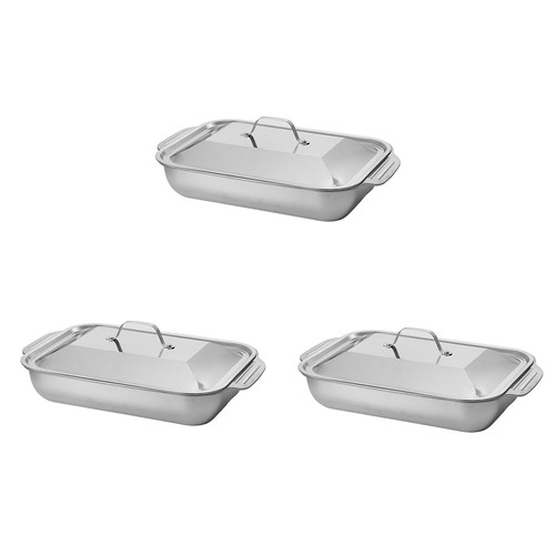 3pcs stainless steel roasting - 3pcs,