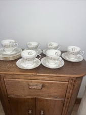 Duchess 1970’s Bone China 18 Piece Tea Set CAPRICE Pattern 535