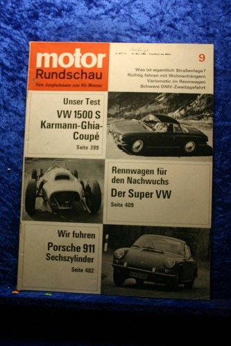 Motor rundschau 1500 s - vw,