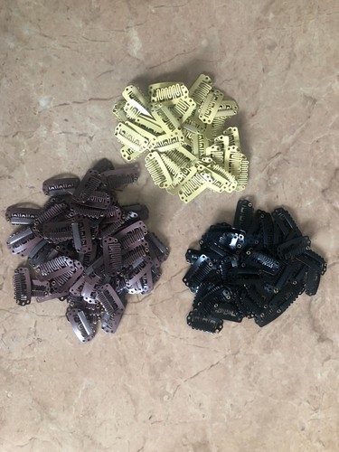 Brown black blonde hair - black,