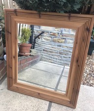 Large Pine Detailed Framed