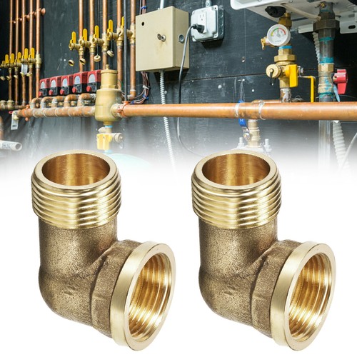Threaded brass elbow - threaded,