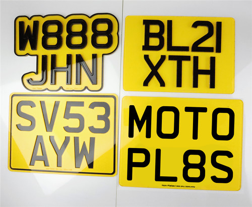 Luxury motorbike number plates - luxury,