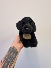Yomiko Classics Black labrador puppy dog soft toy