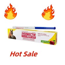 3Pack Apple-Flavored Horse Dewormer Paste 6.08g 1.87% Effective Good UK