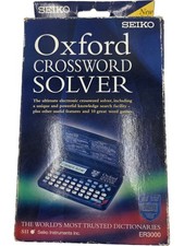Seiko Oxford Crossword Solver Electronic ER3000 Boxed T2540 HW1