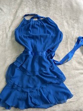 Charas London Blue Ruffle Mini