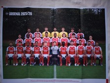 ARSENAL SQUAD SHOT, TEAM PHOTOCALL POSTER , New PREMIER LEAGUE Season 2025/26