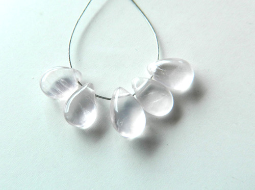 Rose quartz smooth flattened - quartz,,