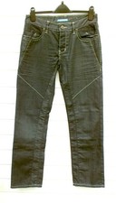 PETROLEUM NEW BLACK HEAVY DUTY BAKED FINISH JEANS. WAIST: 30ins
