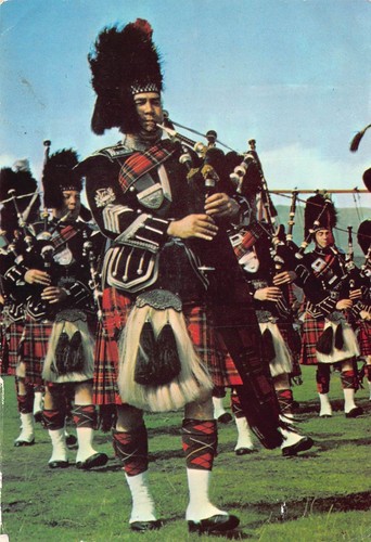 Scottish pipe band highlander - pipe,