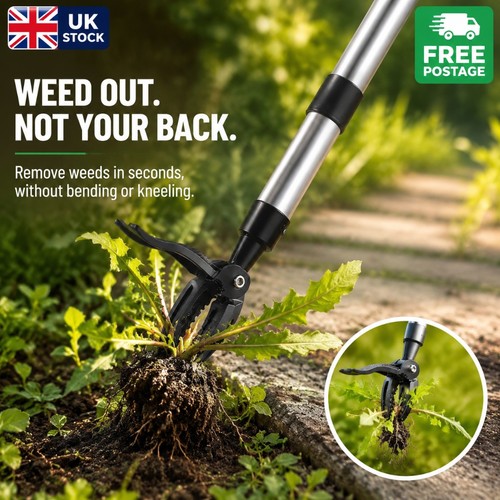 Weed puller tool foot - tool, stand