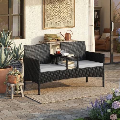 Elegant light grey rattan - grey,