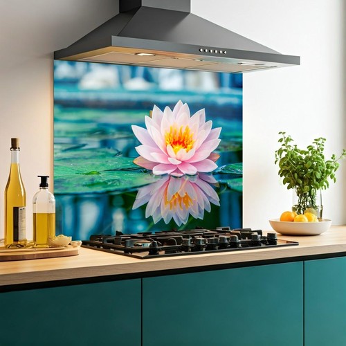 Printed glass kitchen - printed,