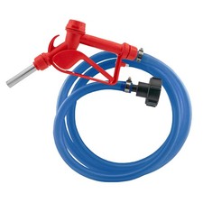 AdBlue Fuel Metal Gun Nozzle with Braided PVC Hose & IBC S60x6 Adapter Kit