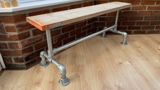 Industrial bench rustic - industrial, bench,