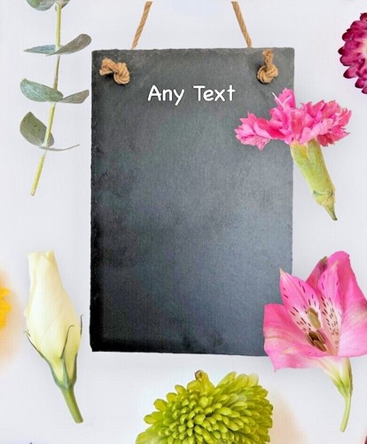 Large personalised slate memo - large,