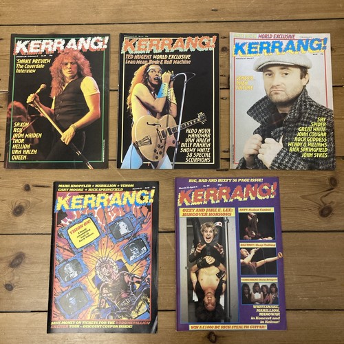 Vintage kerrang magazine - vintage,