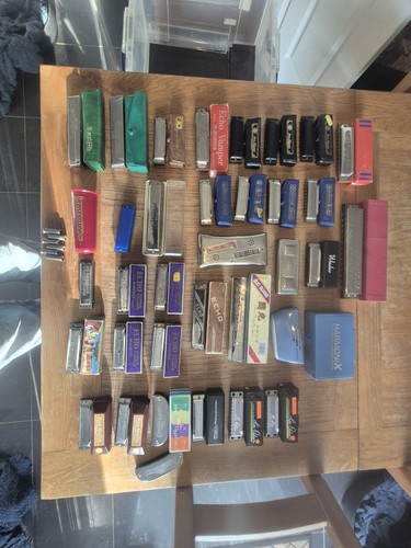 Harmonicas job lot - 35,
