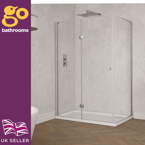 Glenn frameless hinged shower - frameless,