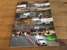 Land Rover Series III 88" & 109" 1982-83 UK Market Sales Brochure
