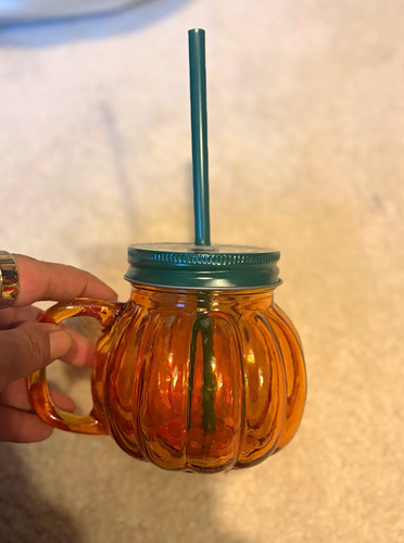 Halloween pumpkin mason - pumpkin,