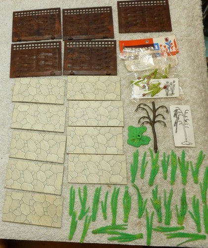 Vintage britains floral garden - vintage,