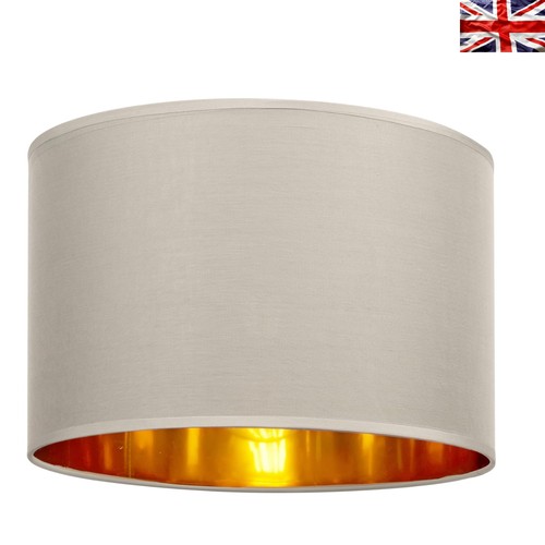 Stylish gold lined beige - gold-lined,