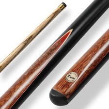 Kmise 2pc 58” Ash Snooker Cue with Case 9.2mm Tip Handcrafted Billiard Stick