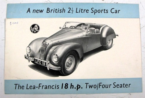 Lea francis sports car - 18,