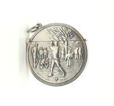 Sterling Silver Round Vesta