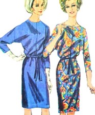 1960s Batwing Crew Boat Neck