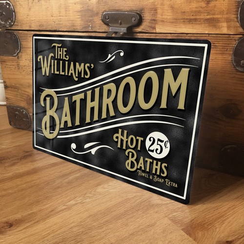 Personalised bathroom sign - bathroom,