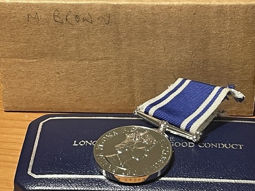 Police long service - , medal